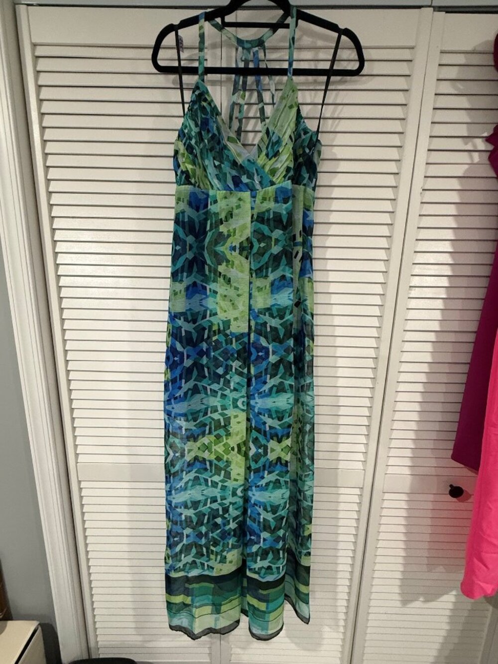 Mark NEW YORK - Geometrical Pattern Wedding Guest Dress